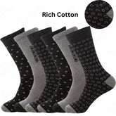 Men's Socks Cotton Rich Designer Socks 6 Pairs Casual Socks Work Socks Size UK 6-11 365shopping.co.uk